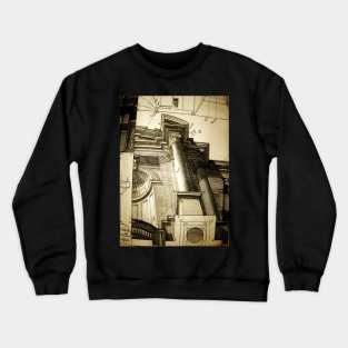 Architectural Antique Engraving Crewneck Sweatshirt